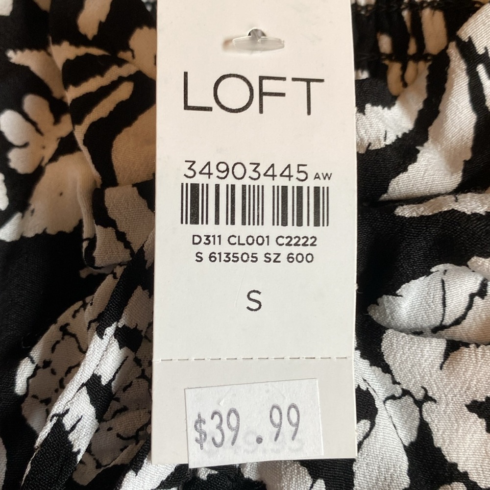 Summer top black and white from loft - Picture 2 of 2